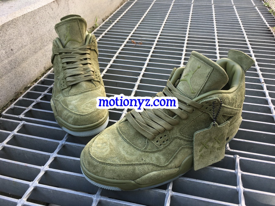 Kaws x Air Jordan 4 Dark Green